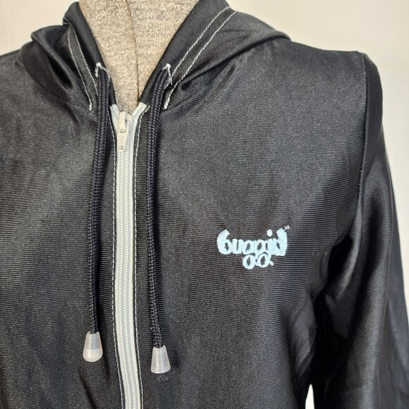 BugGirl RARE Y2K Rave 90s Lightweight Sporty Zip Up Hoodie Size M - Picture 4 of 7